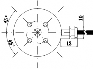 low profile disk type loadcell