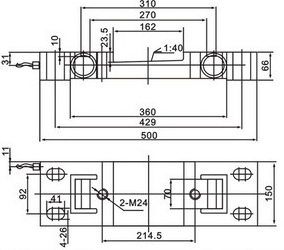 tank weighing load cell